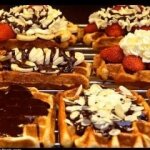 Waffles for Halloween delight
