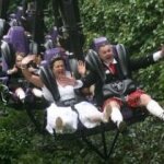 Unique Halloween Wedding and a Rollercoaster to Beheld